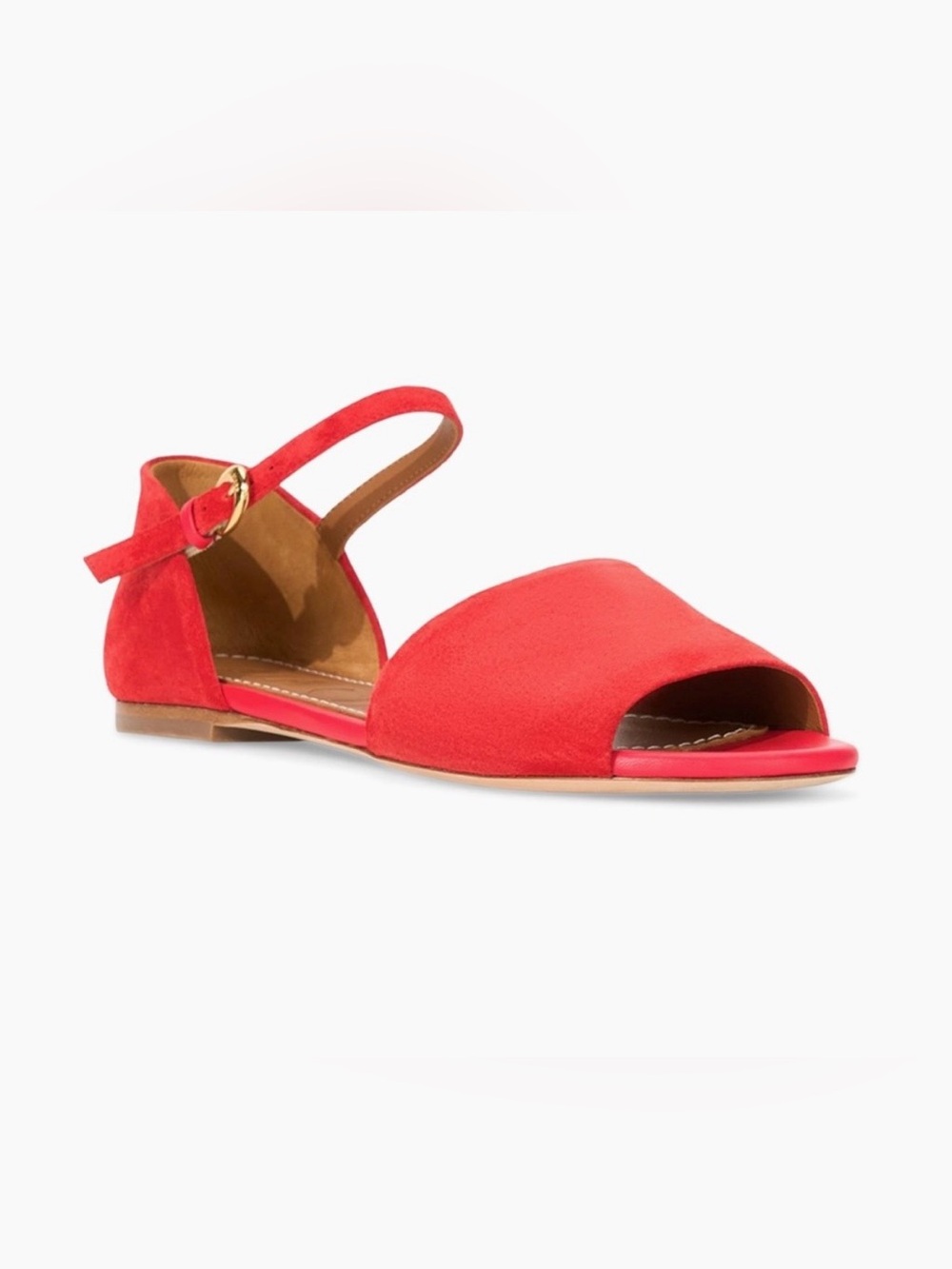 NEW STAUD Catherine Sandal in Rose Red